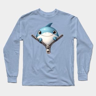 Cute Shark Long Sleeve T-Shirt